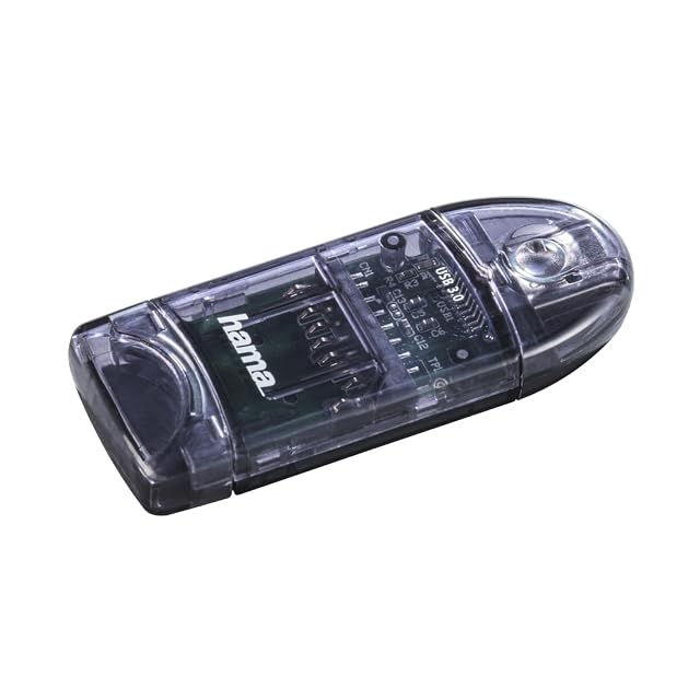 Hama kleiner Kartenleser 6 in 1 mit einem SD-Steckplatz, einem microSD-Steckplatz und einem unmittelbaren USB-Stecker