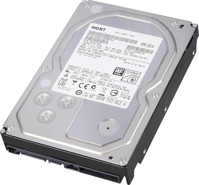 Interne Festplatte HGST MegaScale DC mit 4 TB im Format 3,5 Zoll mit SATA-Steckverbinder