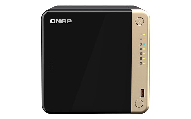 NAS-Gehäuse QNAP TS-464 mit vier Schächten, ohne Laufwerke verkauft