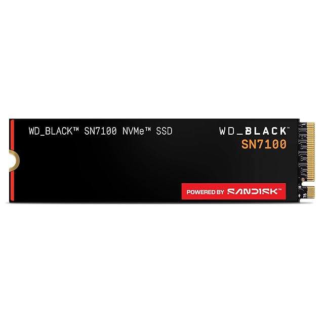 NVMe-SSD SanDisk WD_Black SN7100 mit 1 TB auf PCIe Gen 4