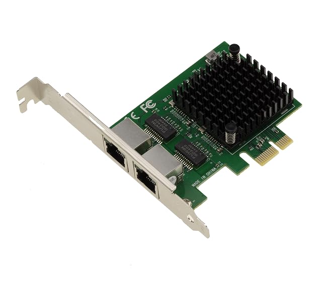 PCIe-Netzwerkcontrollerkarte KALEA-INFORMATIQUE mit 2,5G und zwei RJ45-Buchsen
