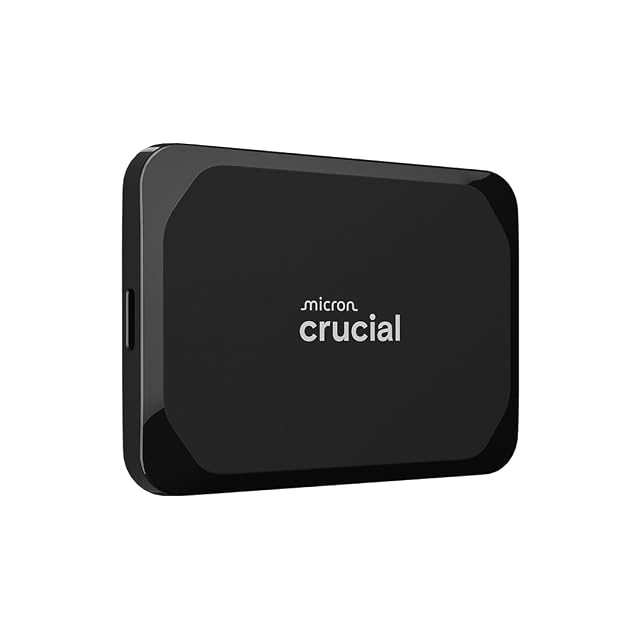 Portable SSD Crucial X9 mit 1 TB und USB-C-Anschluss