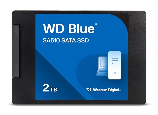 WD Blue SA510 2 TB interne SATA-SSD im 2,5-Zoll-Format