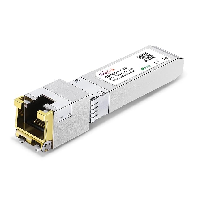 GIQITCK Kupfer-Sender-Empfänger SFP+ 10GBASE-T mit einer RJ45-Buchse