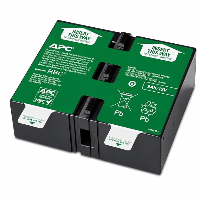 APC APCRBC123 geschlossene Wechselakku-Kassette in ihrer APC-Verpackung