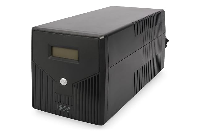 DIGITUS DN-170075 line-interactive unterbrechungsfreie Stromversorgung mit vier Schuko-Steckdosen