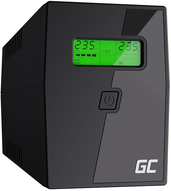 Green Cell UPS01LCD line-interactive unterbrechungsfreie Stromversorgung mit LCD-Anzeige