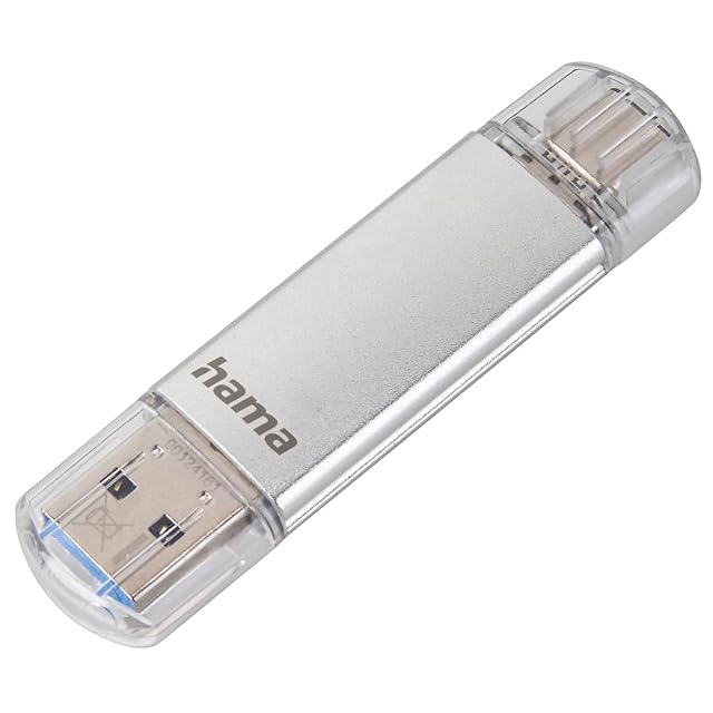 Hama C-Laeta USB-Stick mit 128 GB, Metallkörper und einem USB-Type-C-Stecker