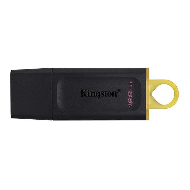 Kingston DataTraveler Exodia USB-Stick mit 128 GB, Schutzkappe und großer Schlüsselring-Öse
