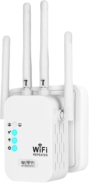 Dualband-WLAN-Repeater von TVVNHA mit vier einstellbaren äußeren Antennen